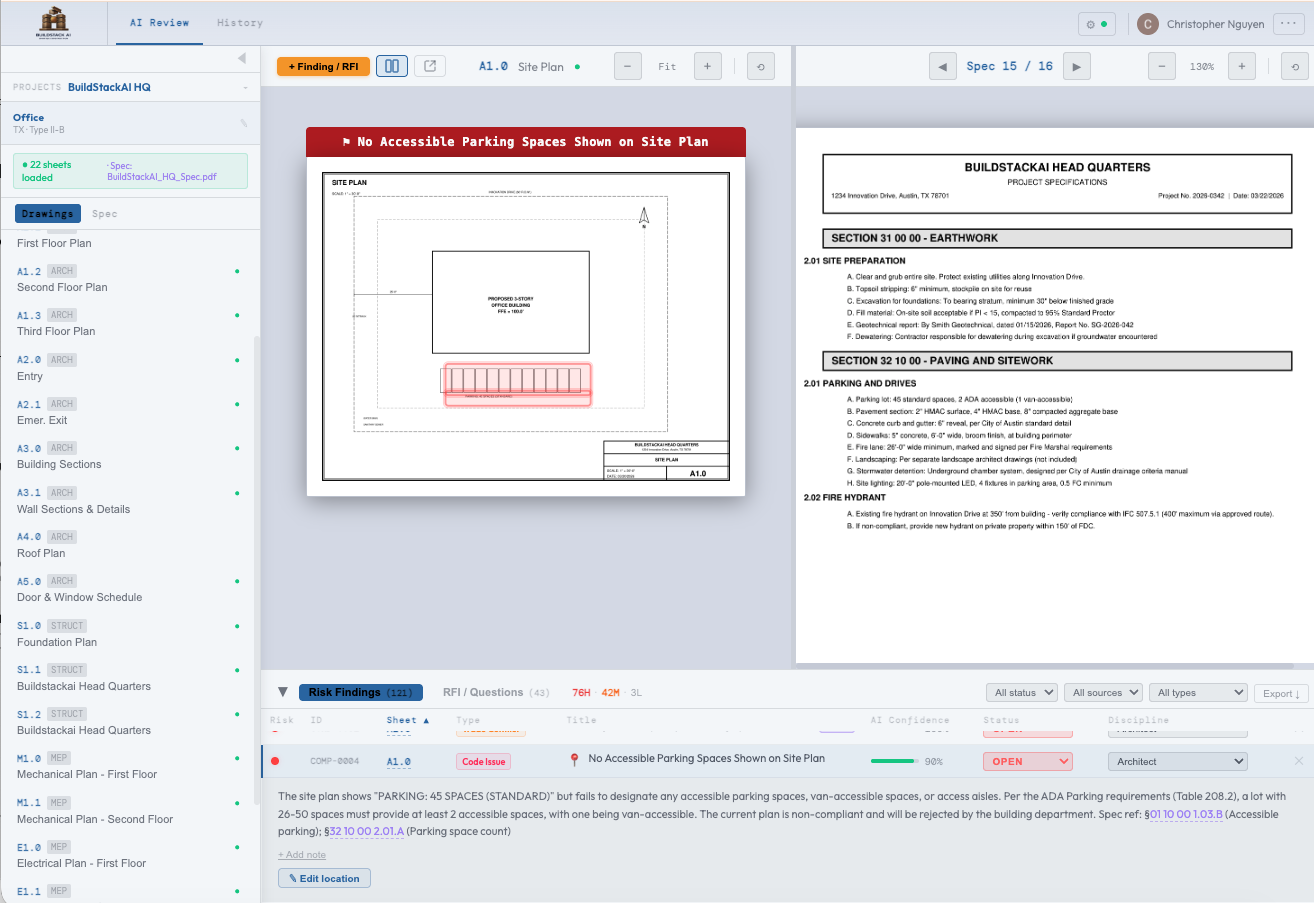 Spec cross-reference